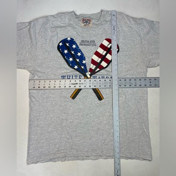 VINTAGE Arkansas River Performance Tour White Water Classic T-shirt Men XL 90s - Picture 8 of 8